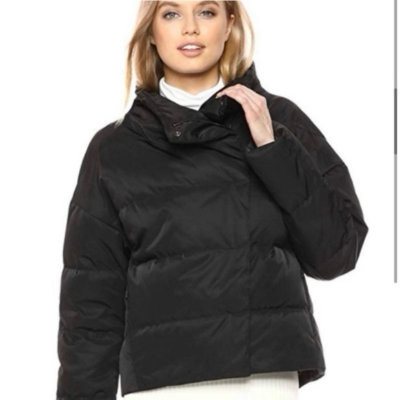 Theory - Kielly Puffer Jacket - Size Medium - Black Excellent - Picture 4 of 17